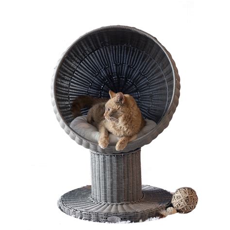 refined feline|refined feline kitty ball bed.